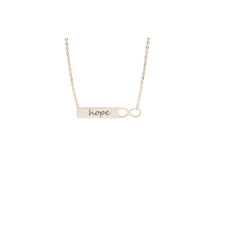 Infinity Bar Necklace Walmart