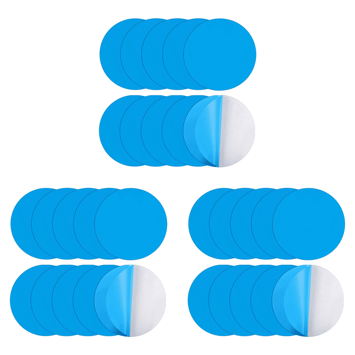20 Patchs De Réparation Autocollants PVC – Ronds Et Rectangles, Bleus, Pour Piscine, Bateau, Matelas Gonflable, étanche 20 Patchs De Réparation Autocollants PVC – Ronds Et Rectangles, Bleus, Pour Piscine, Bateau, Matelas Gonflable, étanche