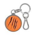 thumbnail image 2 of Effete Feline Claw Marks Scratch Keyring Tag, 2 of 4