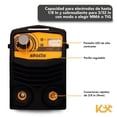 thumbnail image 3 of Soldadora Inverter Kingsman Skolts Mini 110 V 140 Amp Maquina Soldar MMA TIG 300318, 3 of 8