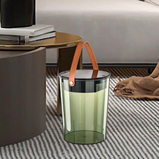Cesta de basura para té perfecl con asa cubo de aguas residuales con tapa