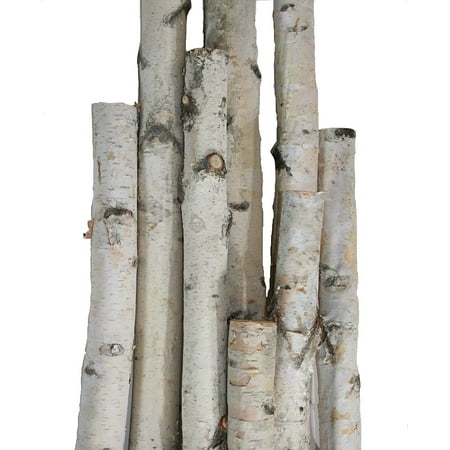 UPC: 0734343130529 | Wilson Enterprises White Birch Pole Packs Natural Kiln Dried White Birch Poles (Small- 3 4 5ft Long x 1.5-2.5in Diameter)