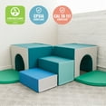 thumbnail image 5 of ECR4Kids SoftZone Tunnel Maze Corner Climber, Beginner Playset, Contemporary, 7-Piece, 5 of 9