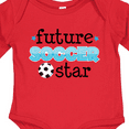 thumbnail image 4 of Inktastic Future Soccer Star Boys Long Sleeve Baby Bodysuit, 4 of 5