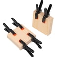 thumbnail image 4 of Abrazaderas de resorte de plástico, clips pequeños y resistentes para manualidades, soporte de fondo, carpintería, estudios de fotografía (negro), 4 of 5