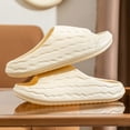 thumbnail image 5 of Leesechin Wide Width Women Shoes Home Couple Antiskid Thick Sole Shoes Indoor Outside Soft Soled Slippers, 5 of 6