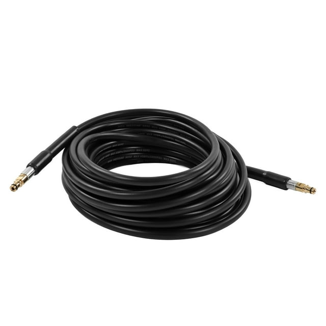 Manguera de agua de alta presión de 5800 psi y 16,3 yardas de largo, de goma flexible, ampliamente utilizada para el suelo del automóvil, conector para exteriores en color cobre