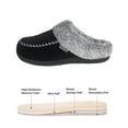 thumbnail image 3 of FREISTERN Women's Fuzzy House Slipper Warm Scuff Memory Foam Slip on Indoor Outdoor House Shoes, 3 of 6