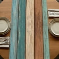 thumbnail image 5 of Table Runners 72 Inches Long Dress Scarves, Cute Pig Farmhouse Kitchen/Dining Table Runner, Coffee Tablerunners, Yellow Sunflowers Teal Brown Wooden Vintage Art 14x72 Inch, 5 of 9