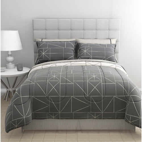 East End Living Chalkboard Geo Complete Bed-in-a-Bag Bedding Set