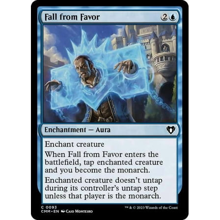 MtG Commander Masters Common Fall from Favor #93