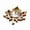 Maple Leaves, variant on Konghyp Christmas Wooden Candle Stand, Handcrafted Spooky Candelabra, Vintage Tabletop Decor, Holiday Candle Holder, Rustic Christmas Decorations, Elegant Candelabra for Festive Atmosphere