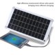 thumbnail image 4 of Panel solar 7.5W 12V Monocristalino Alta eficiencia Panel solar compacto Cargador exterior semi-flexible con clip para generador solar Campamento de Montañismo Octpeak No, 4 of 7