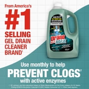 Drano Max Build-Up Remover, Drain Cleaner, Commercial Line, for Kitchen, Toilets, Shower, Sinks, 60 fl oz