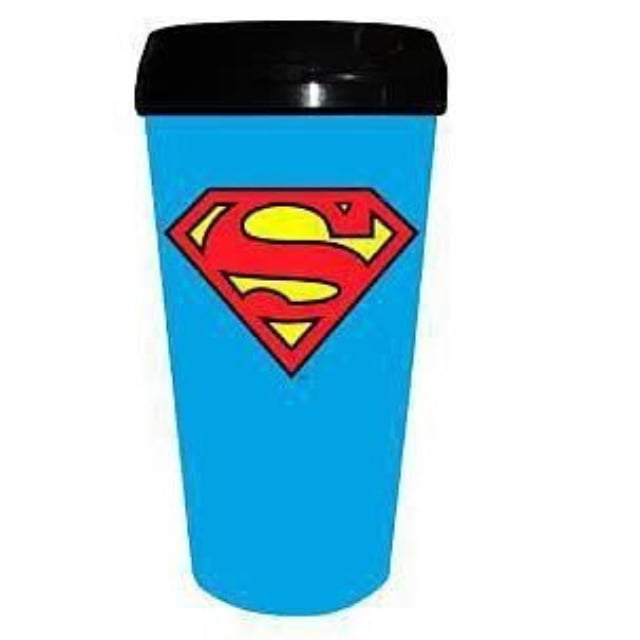 Superman Travel Tumbler Silver