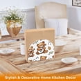 thumbnail image 5 of Teddy Bears Guitas Leaves Music Napkin Holder for Table Clear Napkin Stand Paper Holder Acrylic Organizer Dispenser Napkins for Dinner Kitchen Restaurant Room, 5 of 8