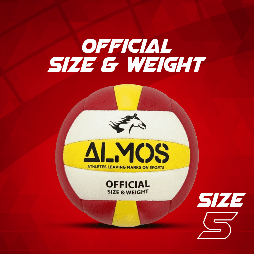 Pallavolo Almos Soft Touch Pro - Taglia 5 Ufficiale, Copertura In TPU 18 Pannelli, Per Club, Allenamento Indoor/Outdoor, Adulti E Giovani