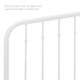 thumbnail image 5 of Headboard, King Size, Metal, White, Modern Contemporary Urban Design, Bedroom Master Guest Suite, 5 of 7