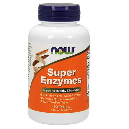 Foods Natural Enzymes - Super Enzymes Now Foods 90 Tabs
