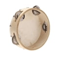 thumbnail image 2 of LEEYNEER 10X 6 Inch Hand Tambourine Aluminum Alloy Silver, 2 of 4