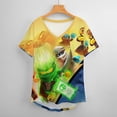 thumbnail image 6 of Ninjago Women's Shirt V-Neck Breathable Short-Sleeve T-Shirt Casual Fashion Tee Soft & Trendy Blouse S, 6 of 8