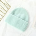 thumbnail image 1 of Knitted Hat Womens Candy Color Versatile Fashion Hat Women's Autumn and Winter Solid Warm Hat Rabbit Suede Hat, 1 of 4