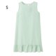 thumbnail image 1 of Vestido de mujer Vestido sin mangas con lunares Vestido sin mangas con volantes sueltos, Verde, S Noticed AP002113-25, 1 of 5