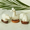 thumbnail image 2 of Mini Tagua Ivory Elephant Figurine, 2 of 4