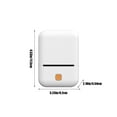 thumbnail image 3 of Wireless Thermal Label Printer Bluetooth Portable Inkless Barcode Printer 203Dpi Adhesive Labels Mini Printer For Home Office Storage Shipping Compatible With Multiple Label Sizes Compact Design, 3 of 9