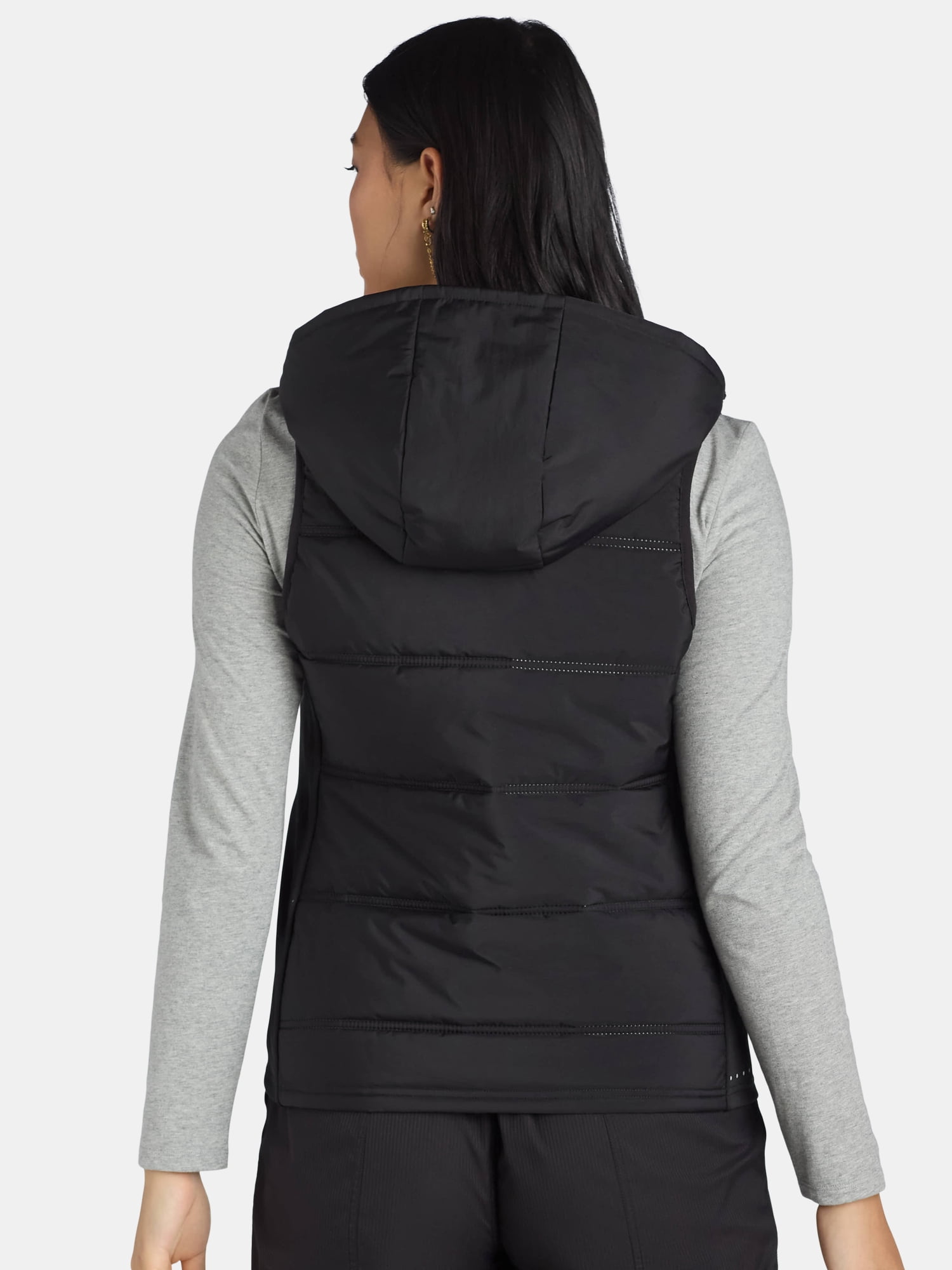 Gilet Matelassé Avia Femme, Bleu Marine, Taille M – Idéal Running Ou Détente