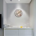 thumbnail image 5 of Yayeee Wall Clock Battery Operated 9.5" Silent Quartz Non-Ticking for Living Room Decor, Lace and Floral, 5 of 8