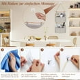 thumbnail image 4 of Wosthever Armario de almacenamiento estilo armario con 3 compartimentos para ropa blanca, plegable, para colgar, fácil de ahorrar espacio, apto Almacenamiento y organización del hogar 1 piezas, 4 of 6