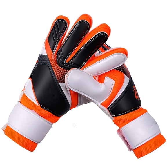Goalkeeper Gloves Strong Grip Goalie Soccer Glove Football Gloves with Finger Support Goalkeeper Gloves, 3 Size Optional