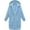 Light Blue, variant on Girls Long Zip Up Hoodie Jacket, Casual Loose Long Sleeve Hooded Sweatshirt Coat with Front Pockets, Kids Solid Lightweight Outerwear for Daily Outdoor School Wear(Light Blue,9-10 Years)
