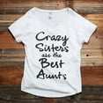 thumbnail image 2 of Thread Tank Crazy Sisters Are The Best Aunts Women's Fashion Relaxed Slouchy Dolman T-Shirt Tee Heather White Large, 2 of 5