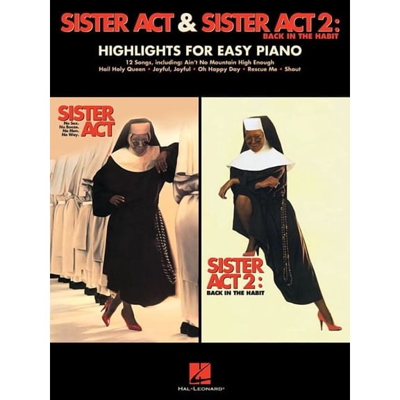 Sister ACT & Sister ACT 2: Back in the Habit: Highlights for Easy Piano, (Paperback)