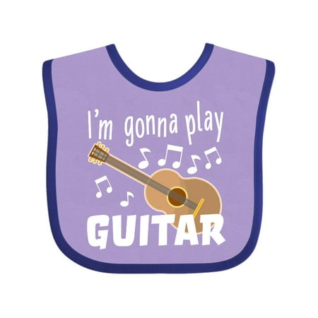 

Inktastic I m Gonna Play Guitar- music Gift Baby Boy or Baby Girl Bib