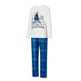 Tasdouyy Matching Family Christmas Pajamas Set Boys Girls Holiday Christmas Tree Print Pjs for