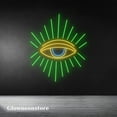 thumbnail image 2 of Glowneon Illuminati Eyes Neon Sign, Evil Eye Led Light, Handmade Evil Eye Led Sign, Illuminati Eyes, 2 of 4