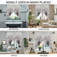 thumbnail image 3 of Vintage Spring Floral Swag Curtains for Kitchen/Bedroom/Living Room, Elegant Flowers Retro Art Scalloped Curtains 63 Inch Long, Rod Pocket Window Swag Topper Curtains Valances 2 Panels Set 36"x63", 3 of 8