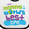thumbnail image 4 of Inktastic Cpa Mom Quote Boys or Girls Baby Bib, 4 of 4