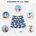 thumbnail image 6 of Whale Cloud Pattern Swim Trunks Quick Dry Beach Pool Board Shorts Lightweight Stylish Print Sizes 2T to XL, 6 of 8