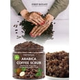 thumbnail image 3 of Exfoliante de Café Arábica First Botany 283 g antioxidantes hecho en USA, 3 of 6