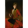 thumbnail image 3 of Gustave Jean Jacquet 17x24 Black Modern Framed Museum Art Print Titled - Girl in a Riding Habit, 3 of 5