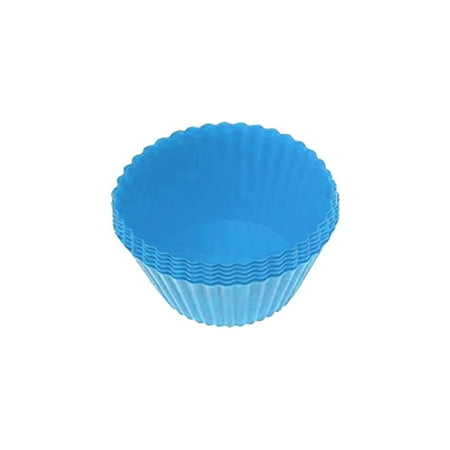 

Baking Cups Cupcake Liners 6 Pcs Silicone Muffin Cups Reusable Rainbow Cupcake Wrappers 8 Colors