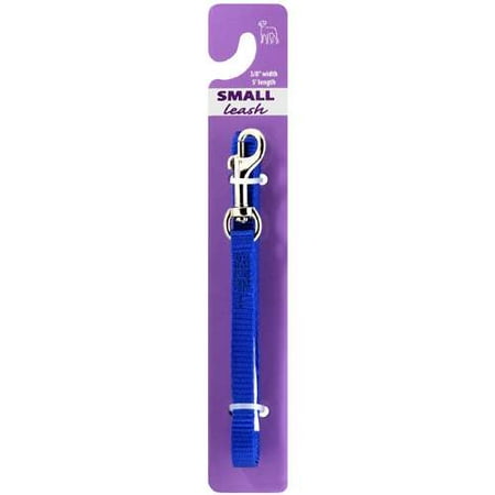 PetWear Pet Leash, Red & Blue, 5', (Small)