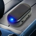 Solar Powered Car Fake Security Light Simulated Car LED Warning Light