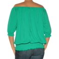thumbnail image 3 of RALPH LAUREN $80 Womens New 1698 Green Embroidered Long Sleeve Top XL B+B, 3 of 3