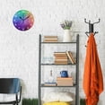 thumbnail image 4 of SKYSONIC Space Galaxy Wall Clock 10 Inch Silent Non Ticking Round Clock Oil Painting Clock Easy to Read Clock for Living Room Bedroom Bathroom Home Decor, 4 of 7