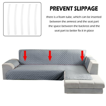 Willstar Sofa Slipcover L Shape Cover Sectional Couch Chaise Lounge Slip Reversible Furniture Protector Canada Shape Sofa Cover Sectional Couch, How To Fix Sofa Cover From Slipping